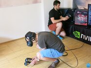 Testování HTC Vive v Praze