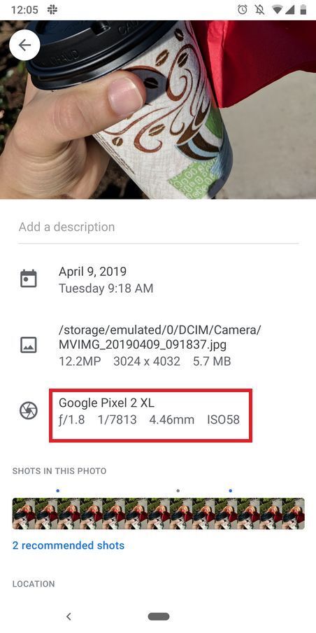 Top Shot na Google Pixel 2 XL