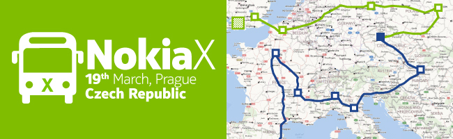 Trasa Nokia X Porting Bus