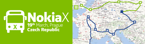 Trasa Nokia X Porting Bus