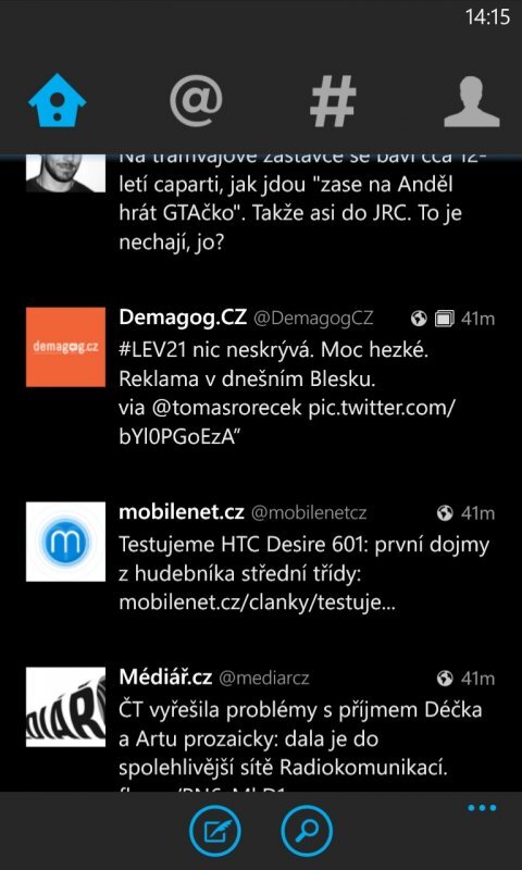 Twitter pro WP8