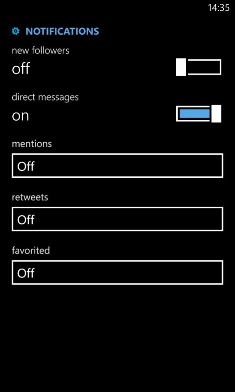 Twitter pro WP8