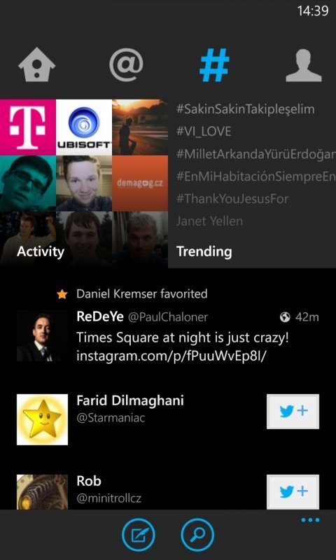 Twitter pro WP8