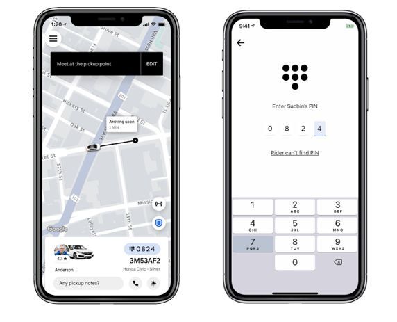 Uber PIN