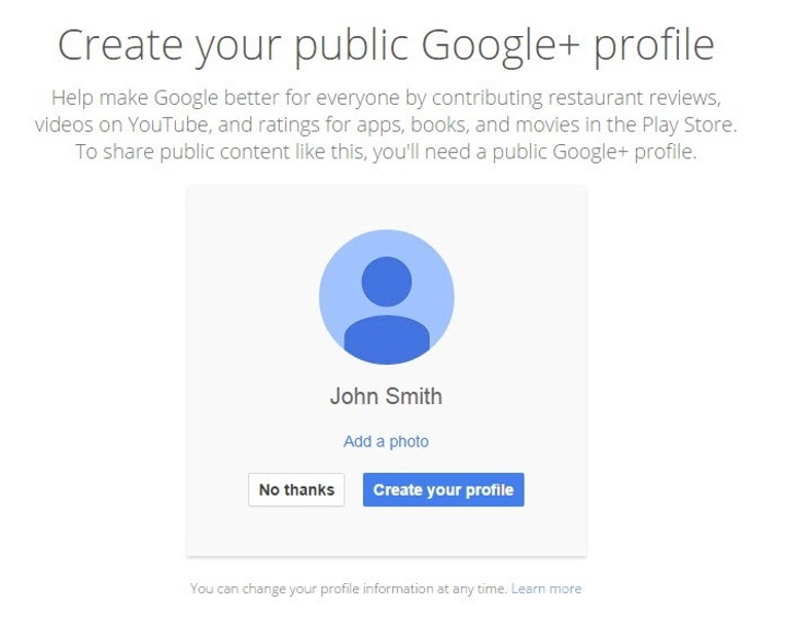 Účet na Google+ již není v Gmailu povinný