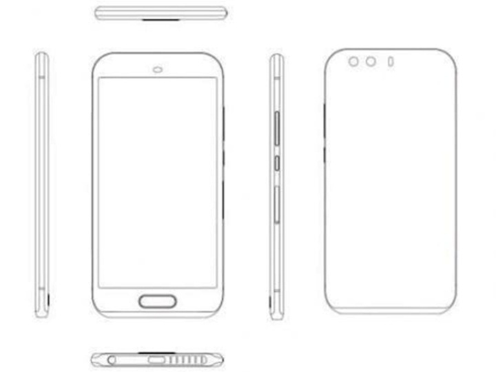 Údajné schéma čtvrté varianty Huawei P9