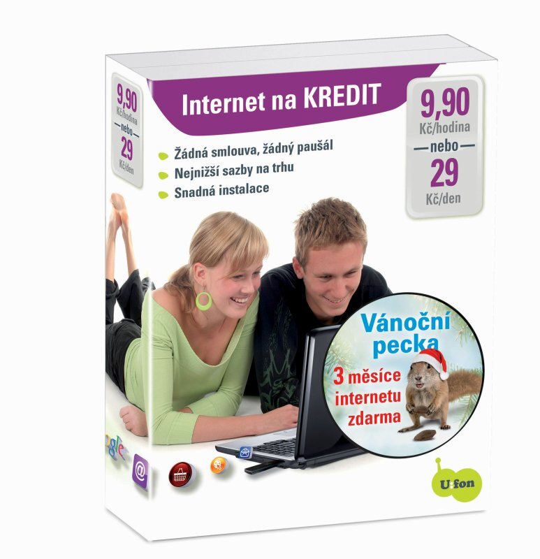 U:fon - nejdostupnejsi internet vanoce 2011