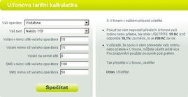U:fonova tarifní kalkulačka: ušetří vám operátor peníze?