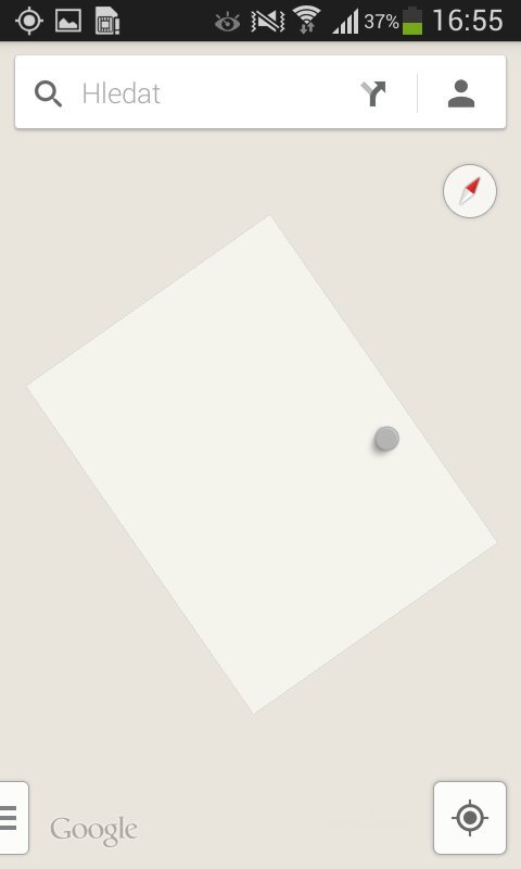 Ukázka z aplikace Mapy