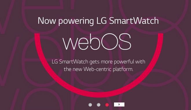 Upoutávka na WebOS pro chytré hodinky