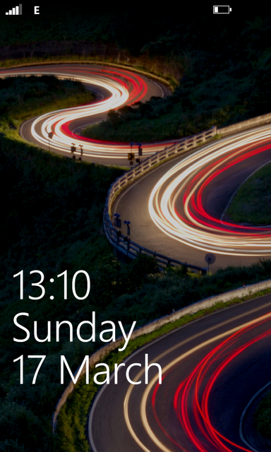 Uzamykací obrazovka