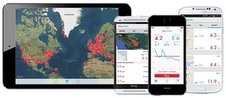 Vaavud aplikace pro iOS a Android