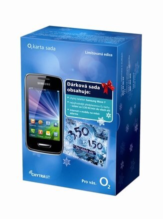 Vánoční sada od O2 se Samsungem Wave Y nyní v Tescu