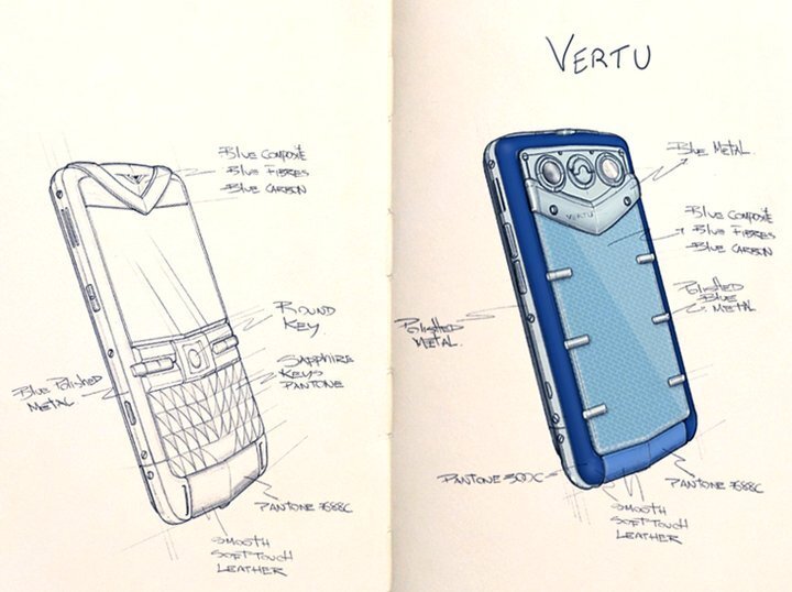 Vertu Constellation Blue