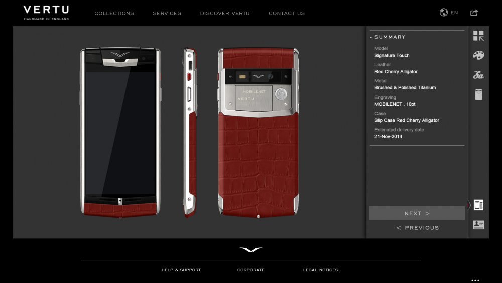 Vertu Signature Touch