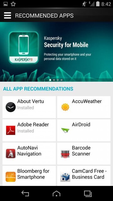 Vertu Signature Touch