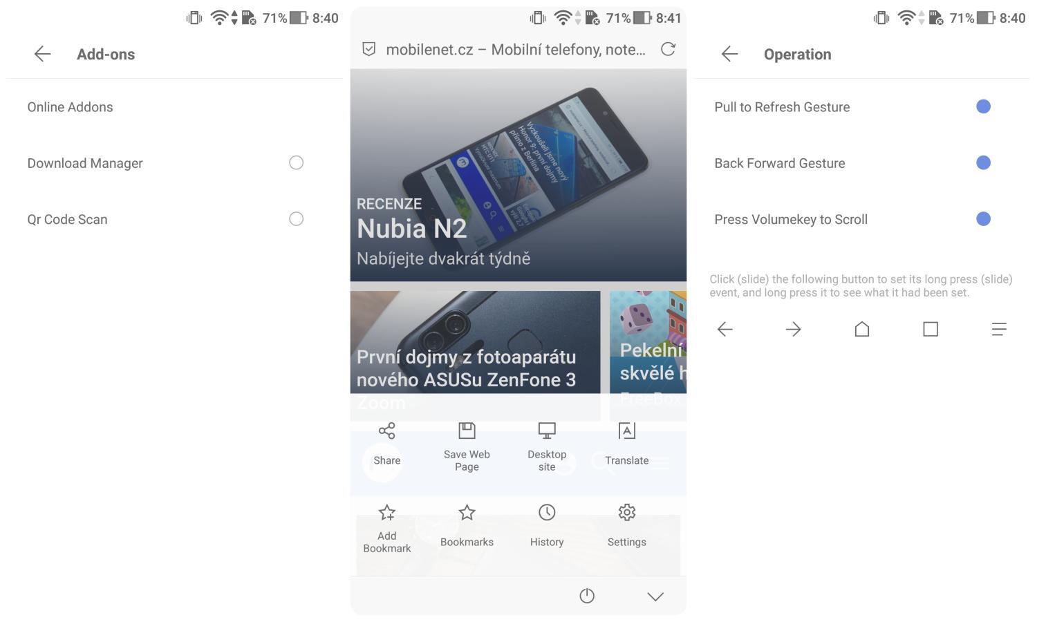 Via Browser – Fast & Light