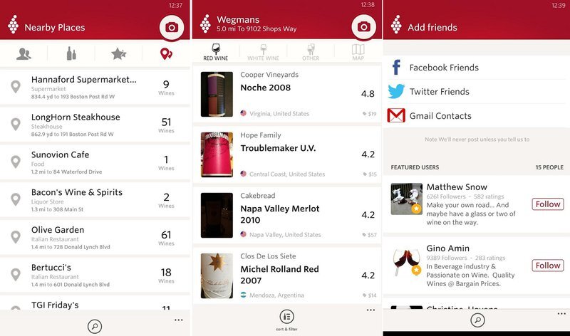 Vivino Wine Scanner