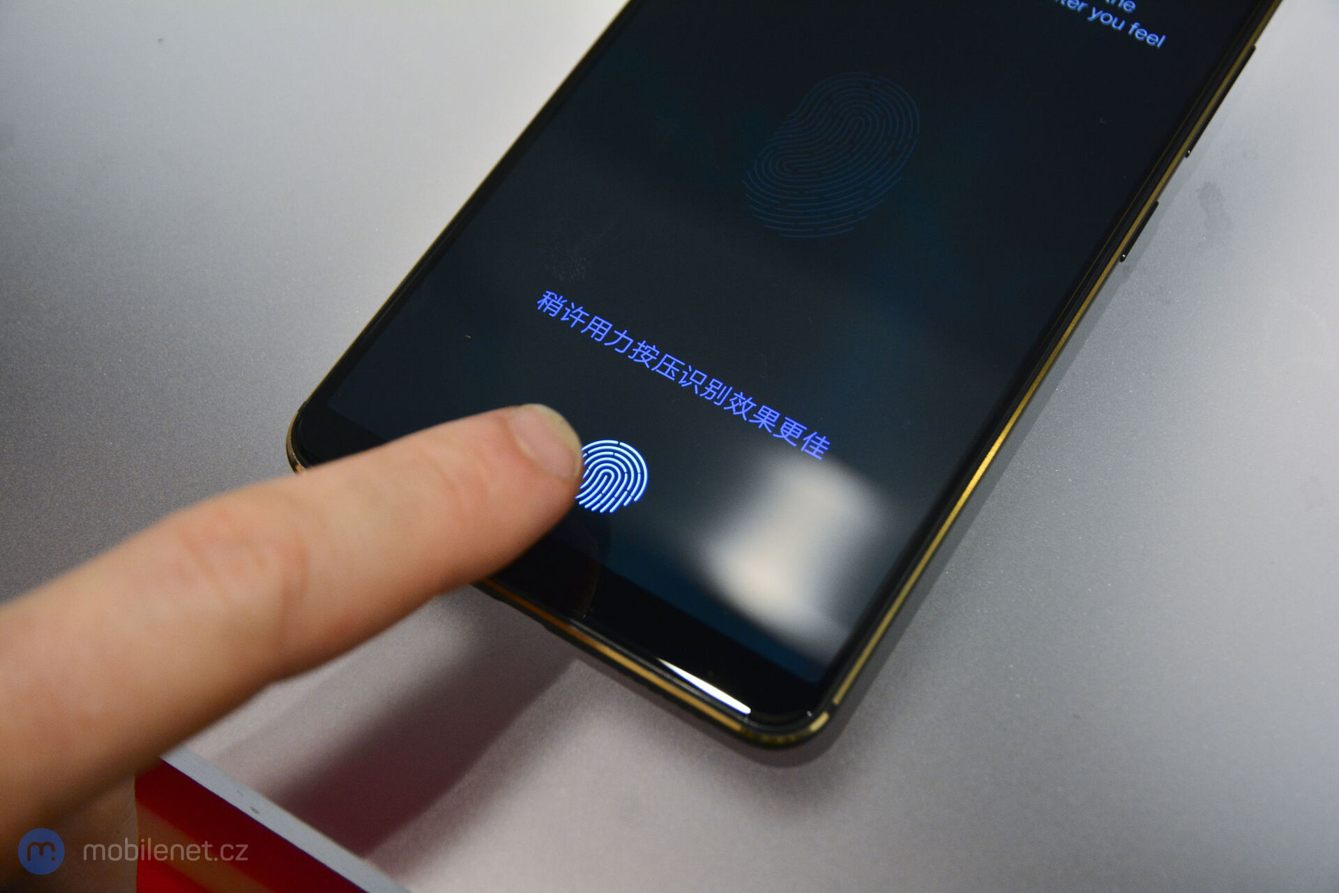 Vivo - čtečka pod displejem