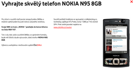Vodafone: březnová soutěž o Nokii N95 8GB