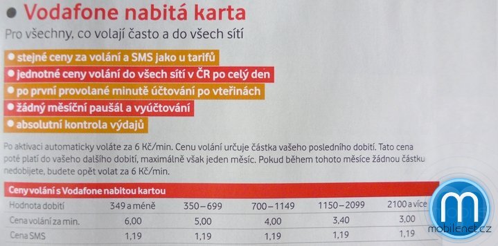Vodafone karta bude divoká i nabitá: známe podrobnosti!