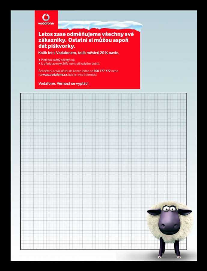 Vodafone o Vánocích nejvíc odmění ty nejvěrnější