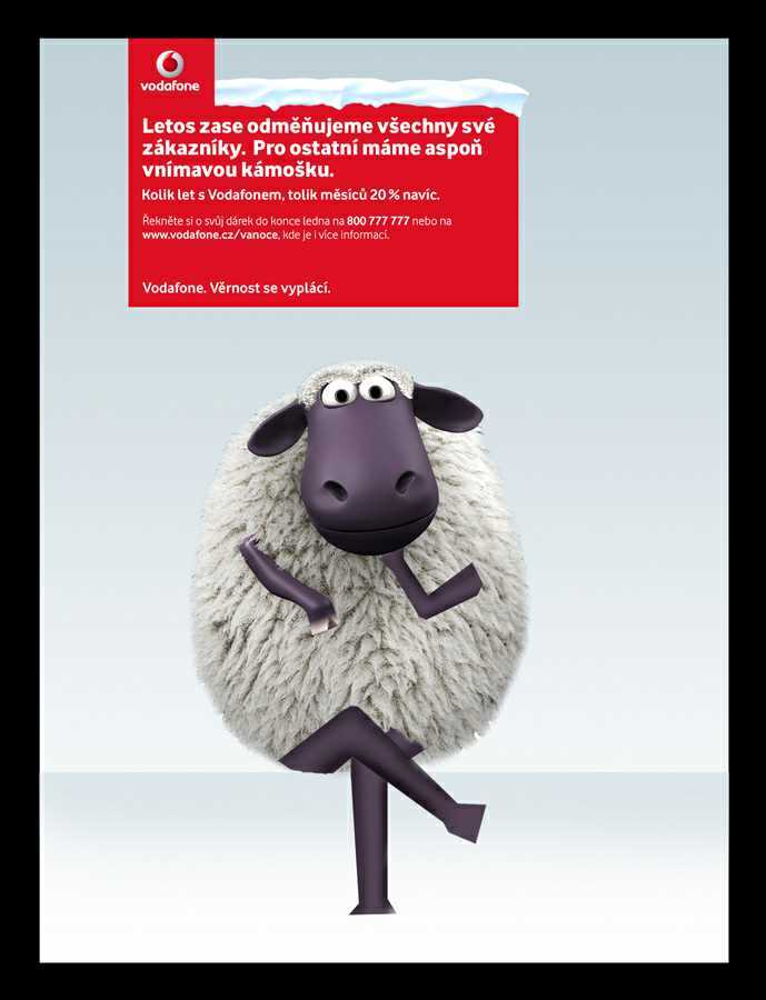 Vodafone o Vánocích nejvíc odmění ty nejvěrnější