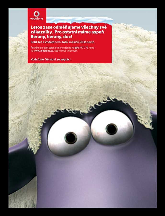 Vodafone o Vánocích nejvíc odmění ty nejvěrnější