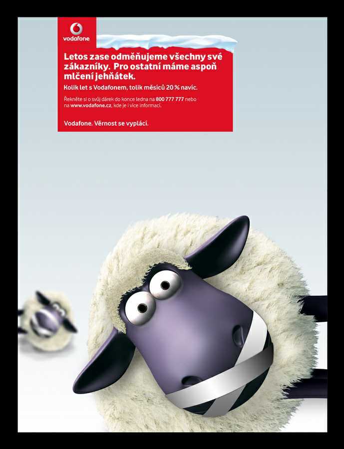 Vodafone o Vánocích nejvíc odmění ty nejvěrnější