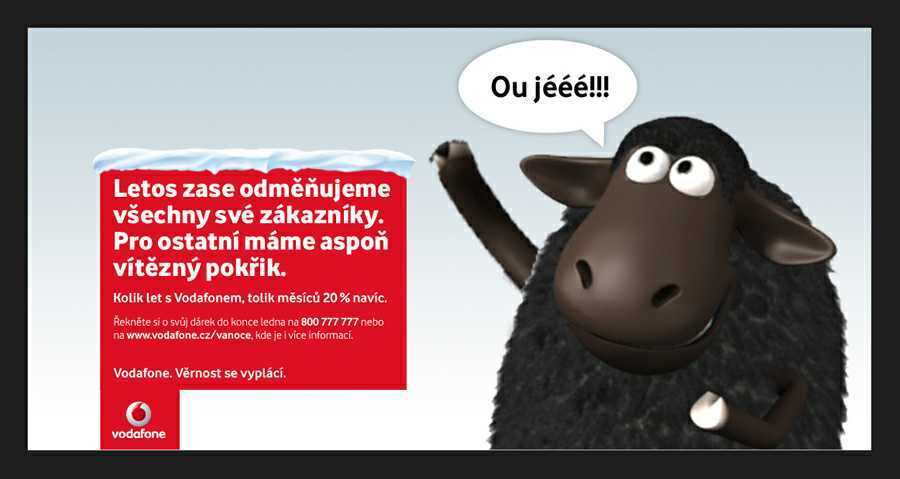 Vodafone o Vánocích nejvíc odmění ty nejvěrnější