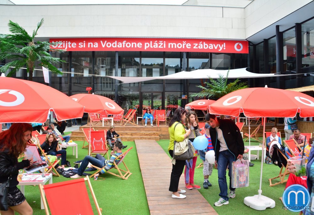 Vodafone pláž v Karlových Varech