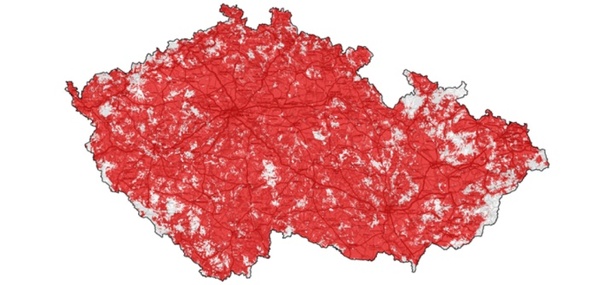 Vodafone pokrytí Turbo Internetem