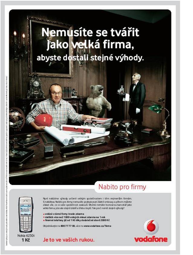 Vodafone představil nové kreditní tarify Nabito!