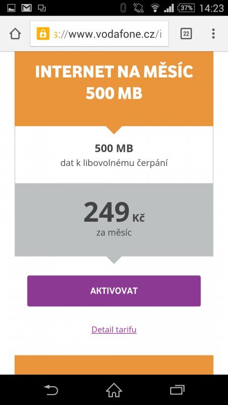 Vodafone samoobsluha