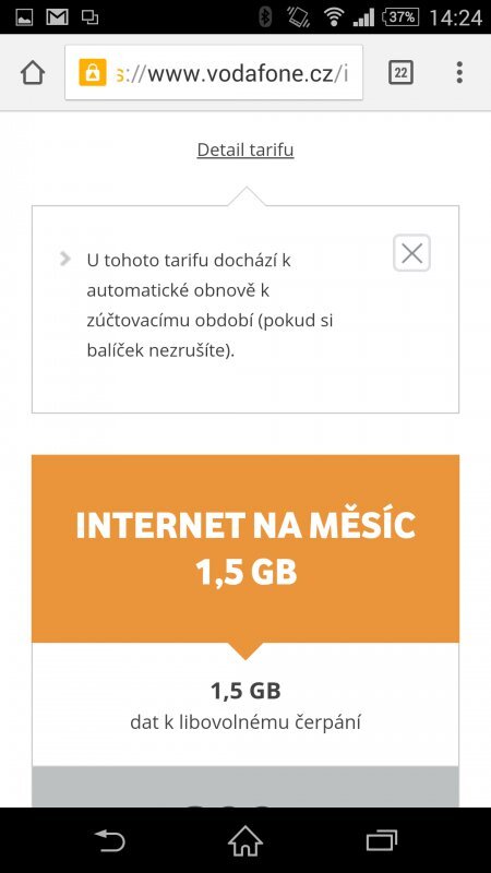 Vodafone samoobsluha