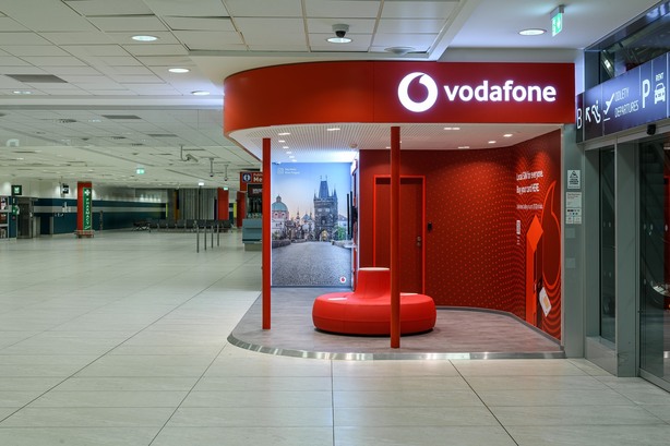 Vodafone samoobslužná prodejna letiště