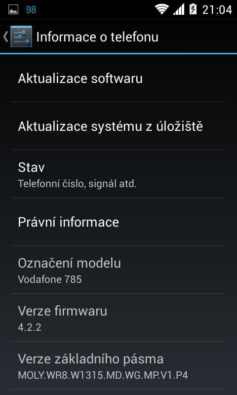 Vodafone Smart 4 mini