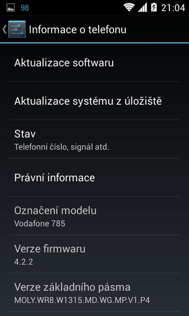 Vodafone Smart 4 mini