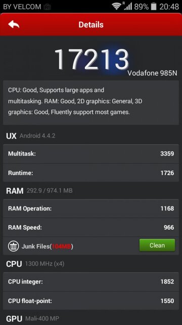 Vodafone Smart 4 Power