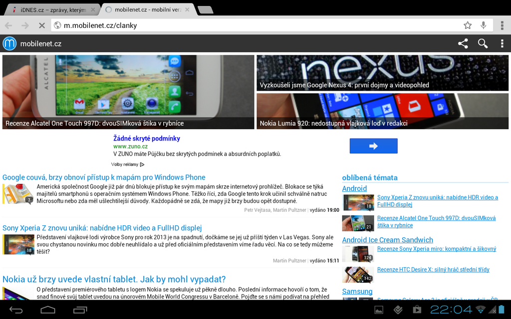 Vodafone Smart Tab II 10