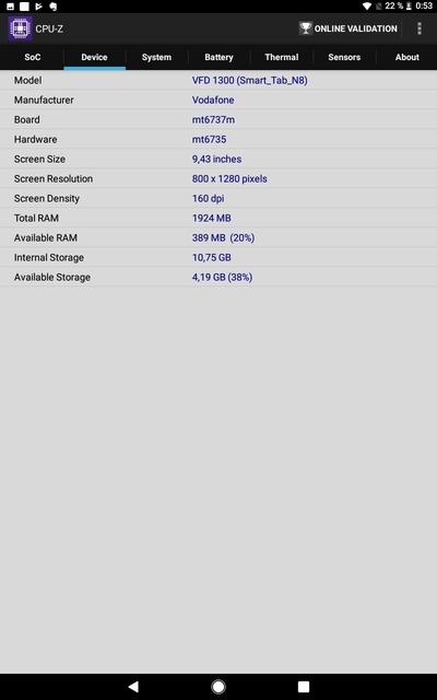 Vodafone Smart Tab N8