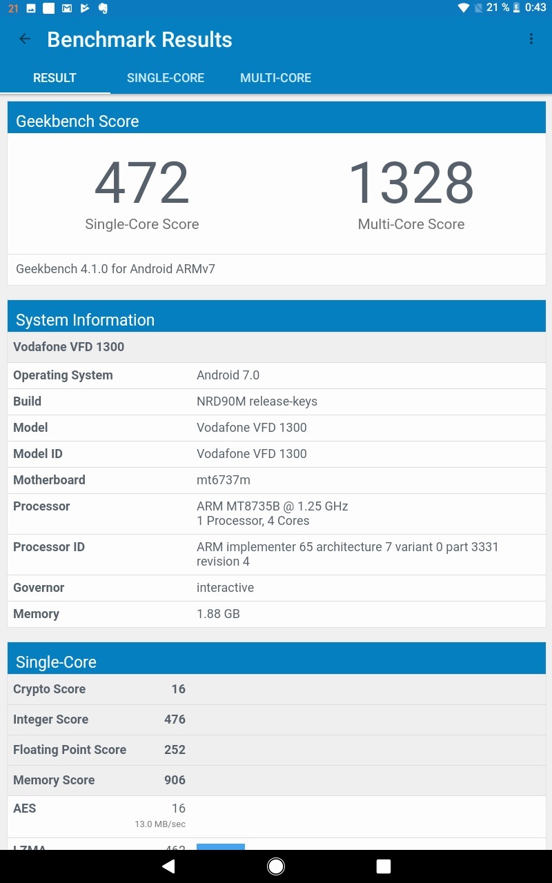 Vodafone Smart Tab N8