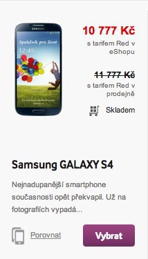 Vodafone telefon na splátky