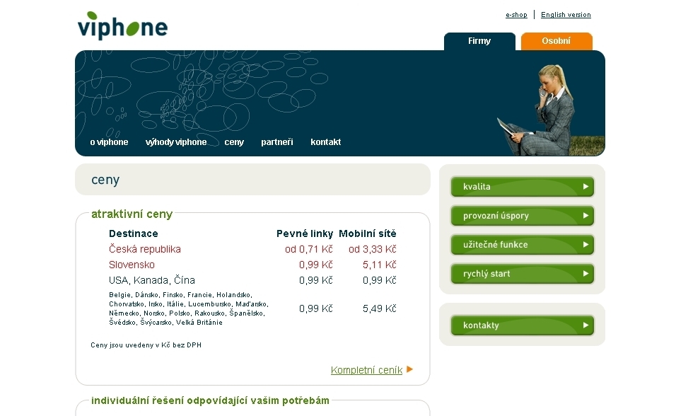 Volání přes internet bez paušálu pro zákazníky na Slovensku