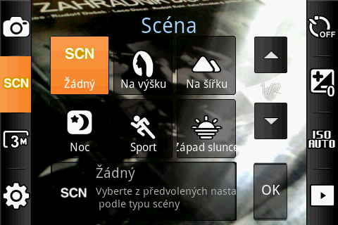 Volba scén focení