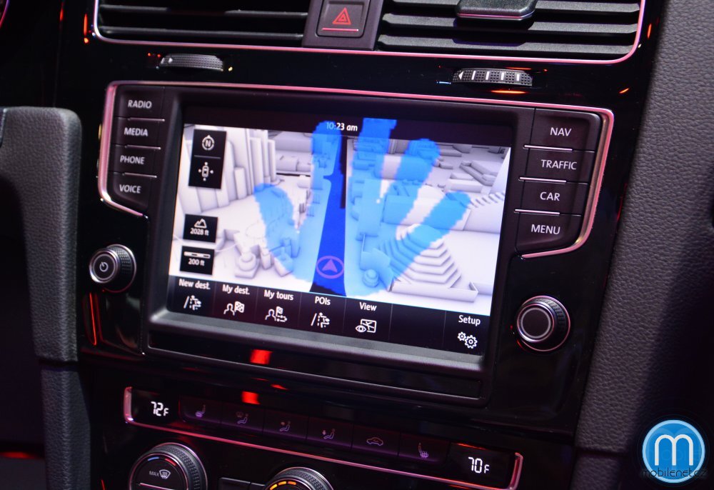 Volkswagen bezdotykové ovládání na CES
