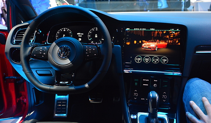 Volkswagen dotykové ovládání na CES