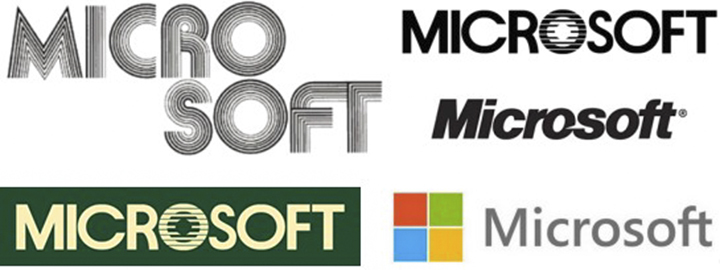Vývoj loga společnosti Microsoft