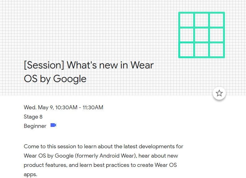 Wear OS na Google I/O