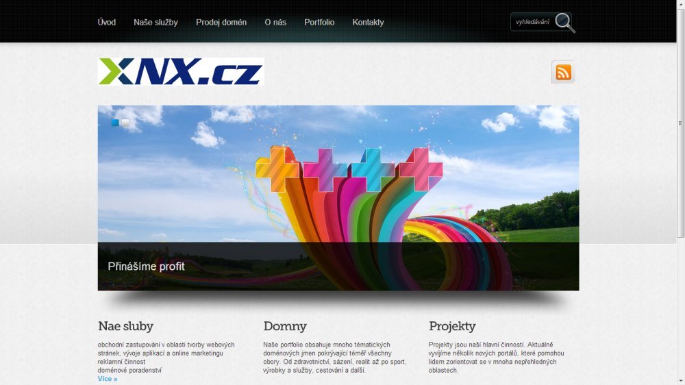 Web společnosti XNX.cz